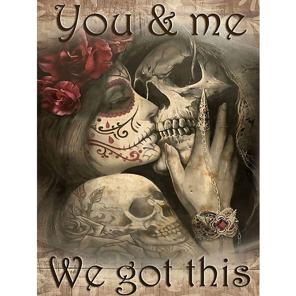 Skull Couple - Round Drill Diamond Painting - 30*40CM, Round diamond 30*40cm, 501 Original
Skull Couple - Round Drill Diamond Painting - 30*40CM, Round diamond 30*40cm, 501 Original