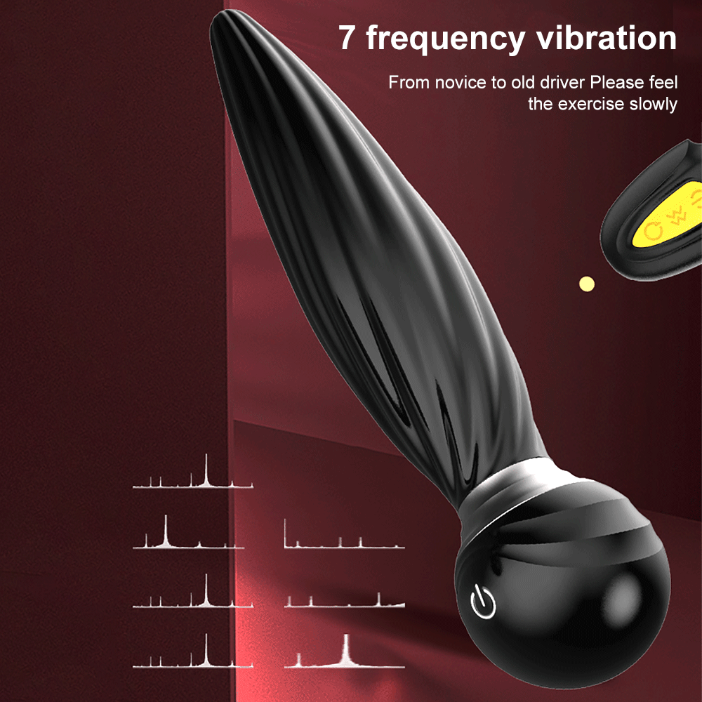 360 Degree Prostate Massager Rotating Anal Vibrator Male Masturbator Butt  Plug Vibrators For Adult