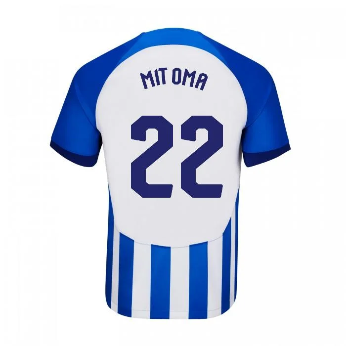 Brighton and Hove Albion Kaoru Mitoma 22 Home Shirt Kit 2023-2024