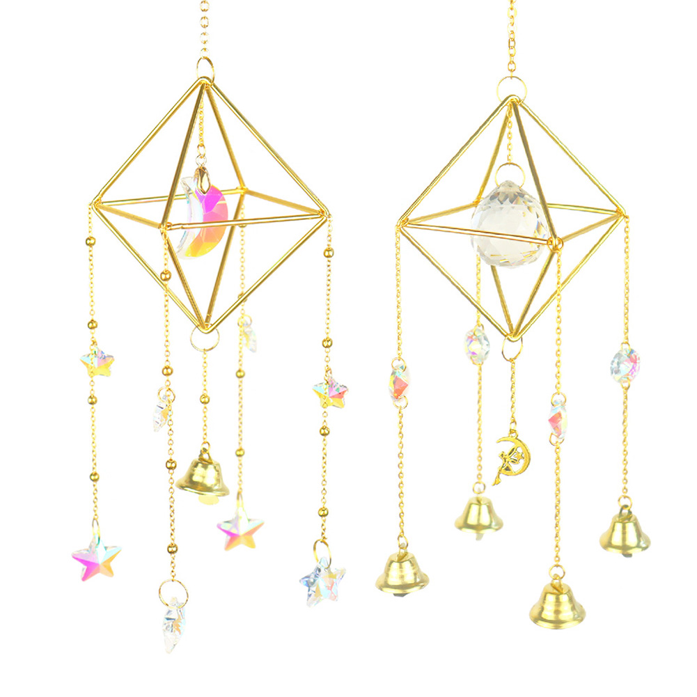Metal Rainbow Collection Hanging Star Moon Crystal Prisms Wind Chimes Decor, 501 Original
Metal Rainbow Collection Hanging Star Moon Crystal Prisms Wind Chimes Decor, 501 Original