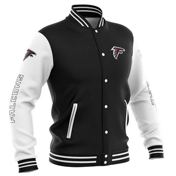 (4 Colors Available)Atlanta Falcons
Limited Edition Buttoned Baseball Jacket