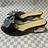 Crystal Rhinestone Flower Decor Sandals Women Patent Leather Slingbacks Stone-Shaped Strange Heel Mules