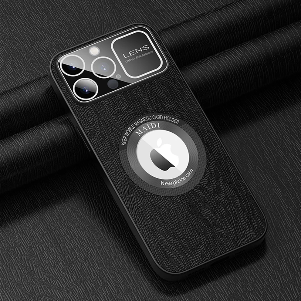 Tree Pattern Magsafe Magnetic Wireless Charging Phone Case With Lens Protector And Transparent Logo Window For IPhone 14/14 Pro/14 Pro Max/13/13 Pro/13 Pro Max