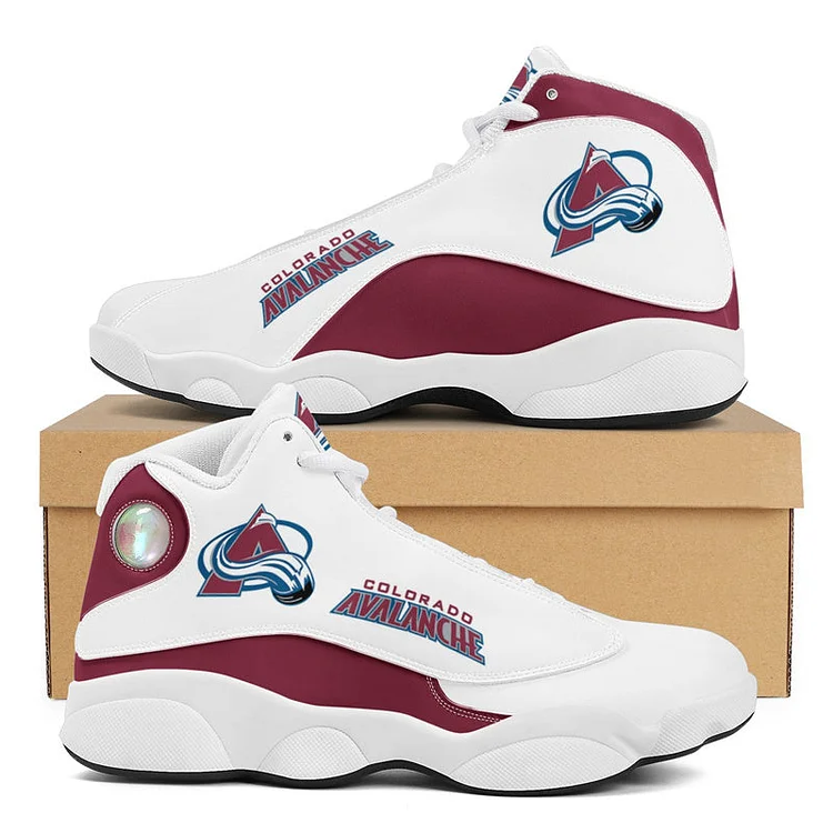 Colorado Avalanche Printed Unisex Basketball Shoes