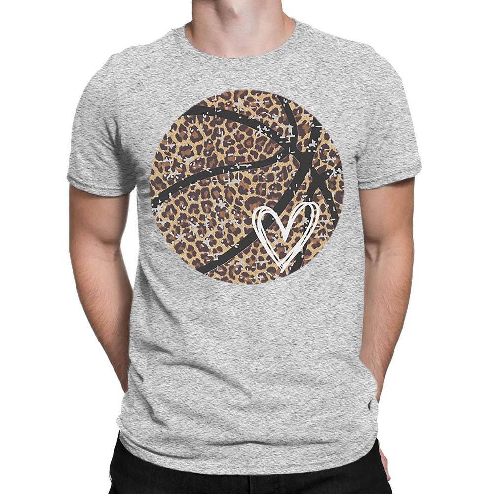 Cheetah basketball love Men's T-shirt-Guru-buzz