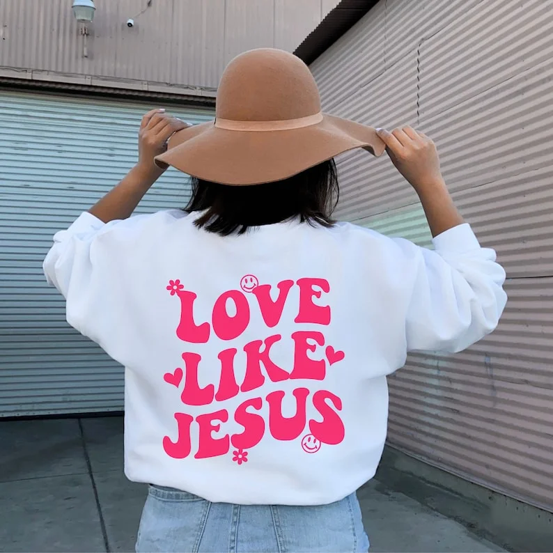 christian sweatshirt christian clothes christian clothing love like jesus sweatshirt_august_lemonade