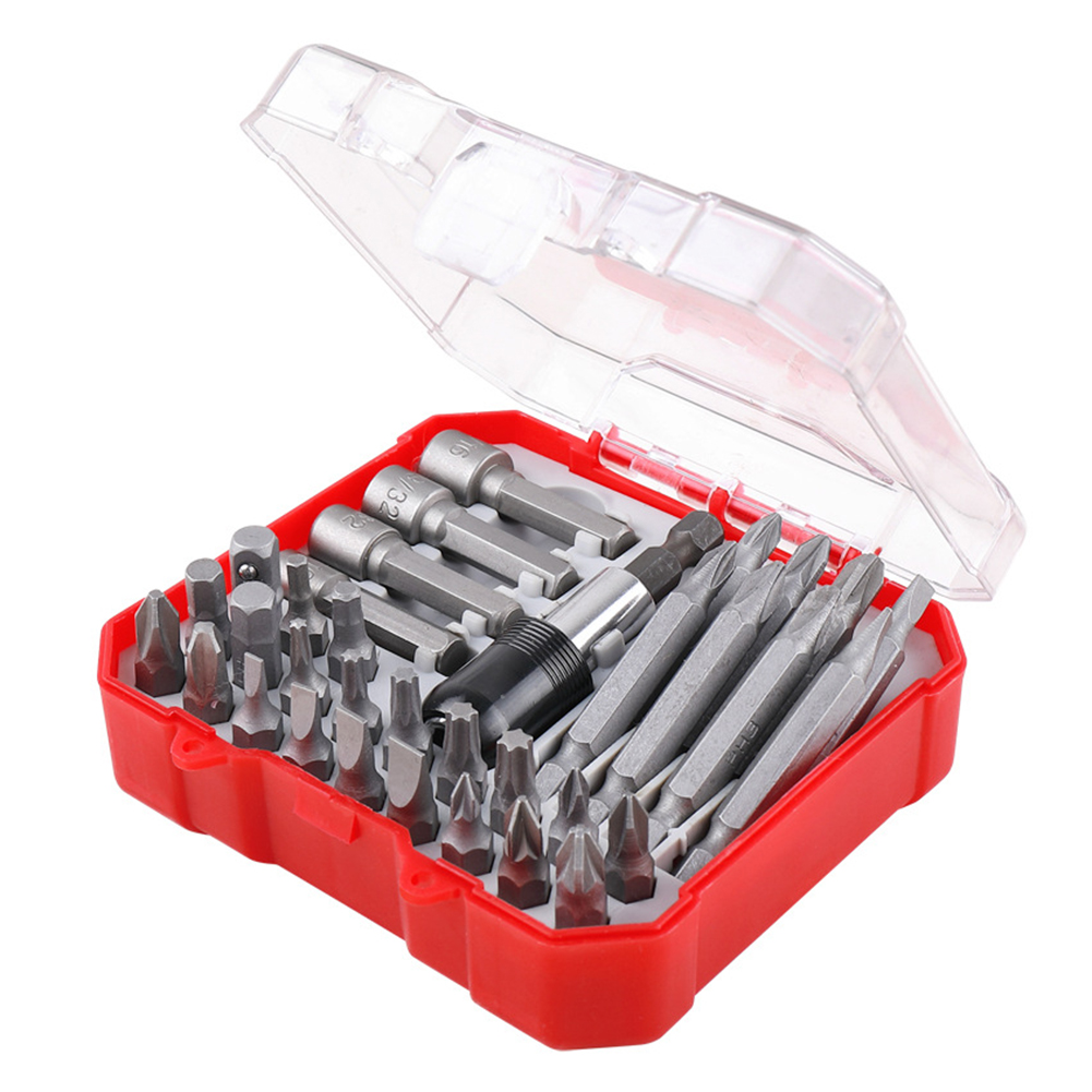 34pcs Screwdriver Bits Sleeve Combination Set Hand Tools with Storage Box, 501 Original
34pcs Screwdriver Bits Sleeve Combination Set Hand Tools with Storage Box, 501 Original