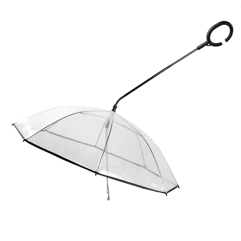 Transparent Pet Umbrella with Dog Walking Leash Raining Handle Dog Raincoat, 501 Original
Transparent Pet Umbrella with Dog Walking Leash Raining Handle Dog Raincoat, 501 Original