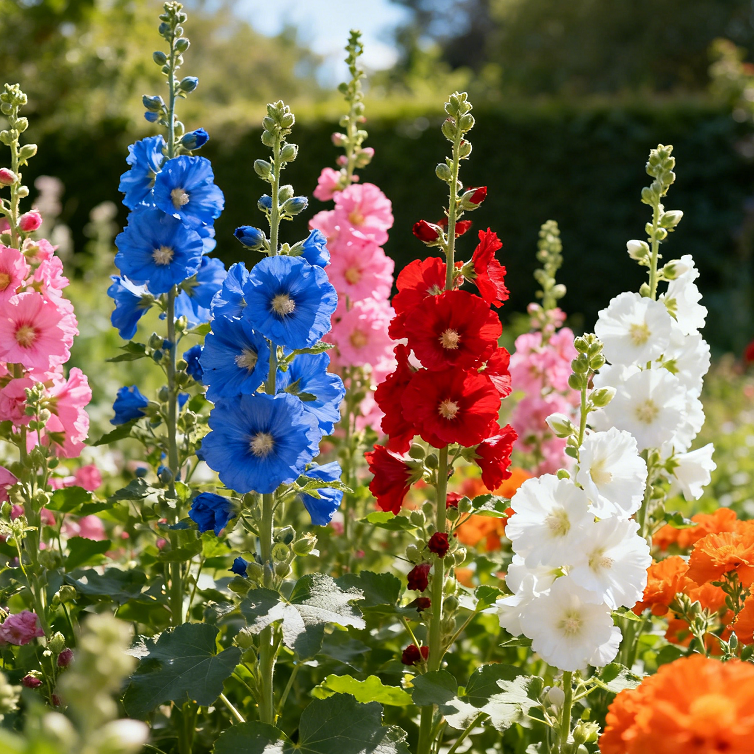 🌸 Mixed Color Hollyhock Seeds