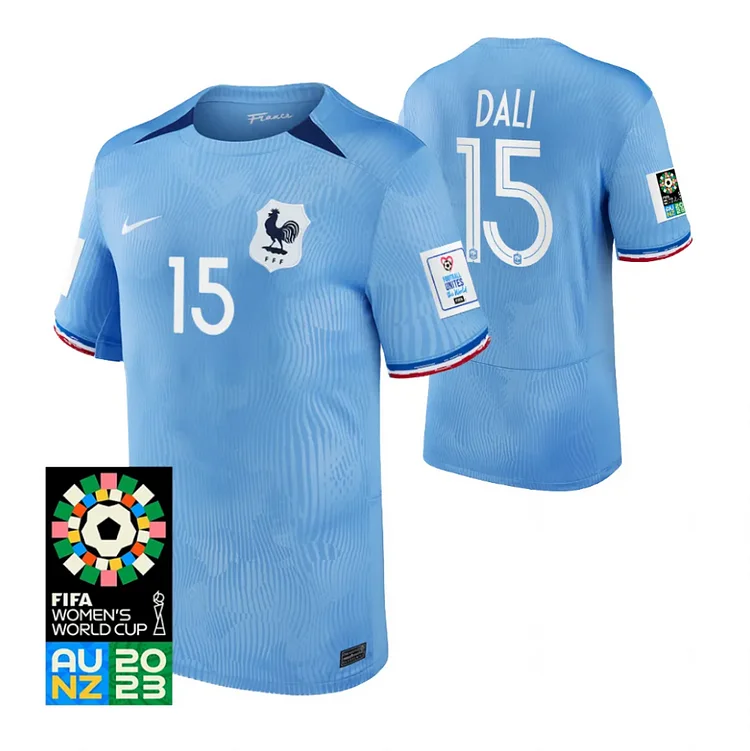 France Kenza Dali 15 Men's Home Shirt Kit World Cup 2023