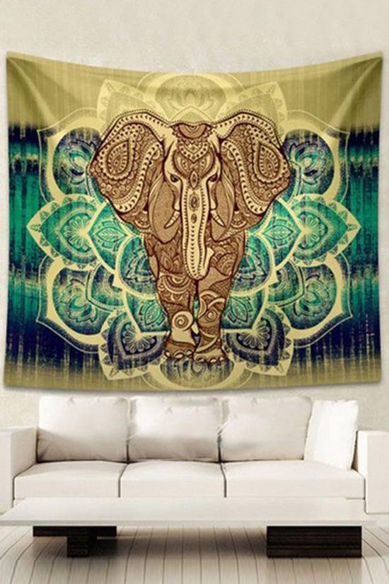 Yellow Elephant Beach Towel - Shop Trendy Women's Clothing | LoverChic