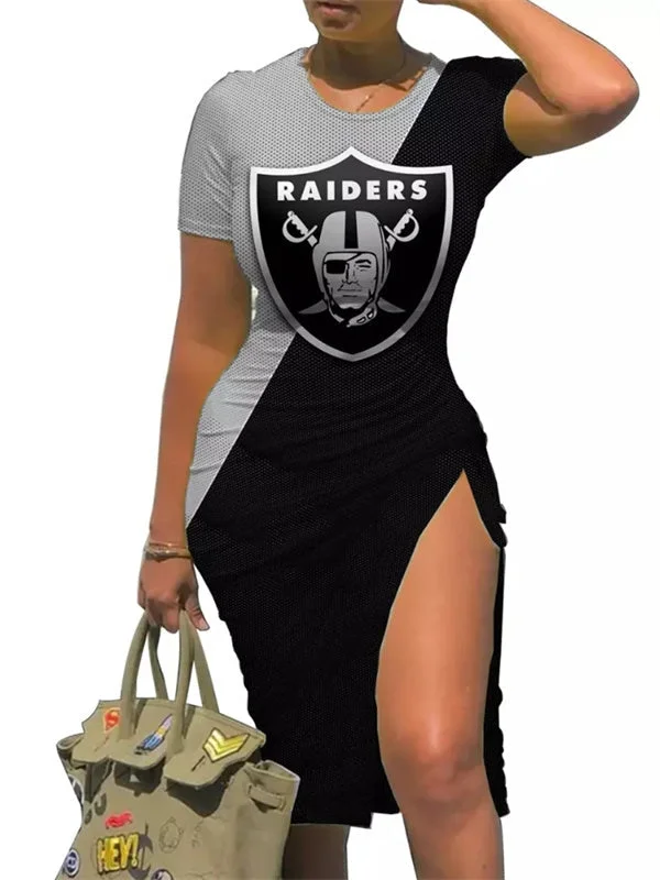 Las Vegas Raiders
Women's Slit Bodycon Dress