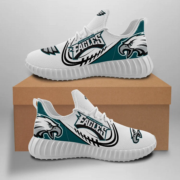 Philadelphia Eagles Unisex Comfortable Breathable Print Running Sneakers
