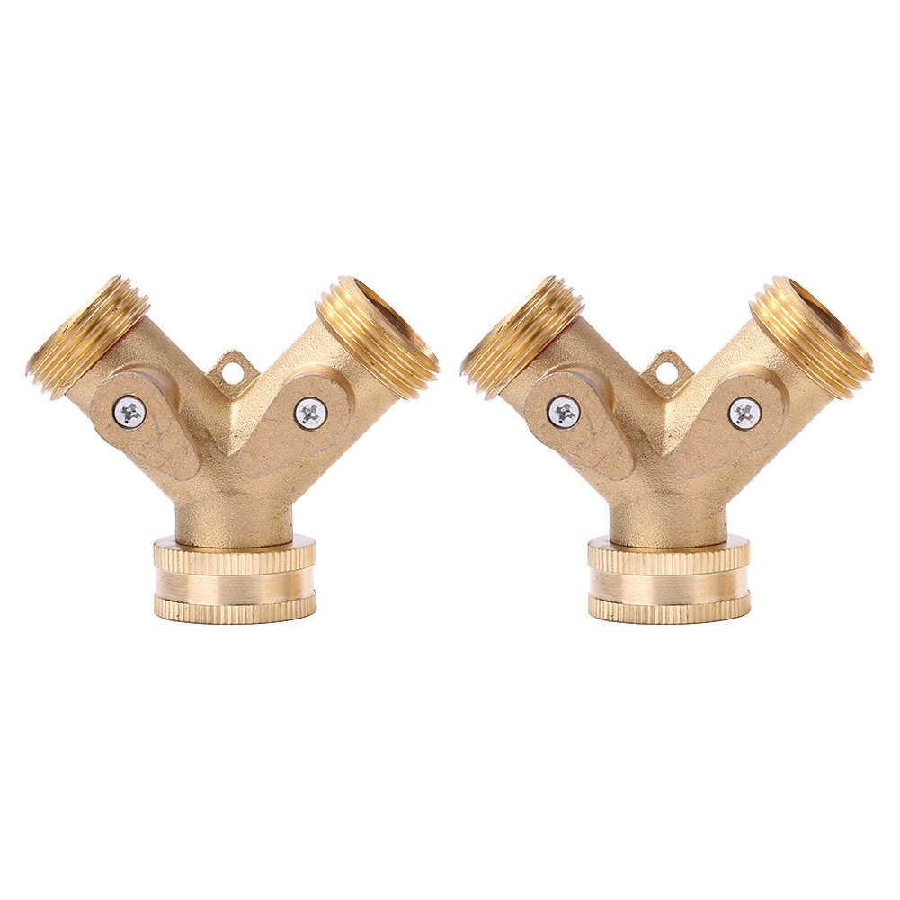 2pcs Garden Hose Splitter 2 Way Y Valve 3/4 Hose Adapter with 8 Washers, 501 Original
2pcs Garden Hose Splitter 2 Way Y Valve 3/4 Hose Adapter with 8 Washers, 501 Original