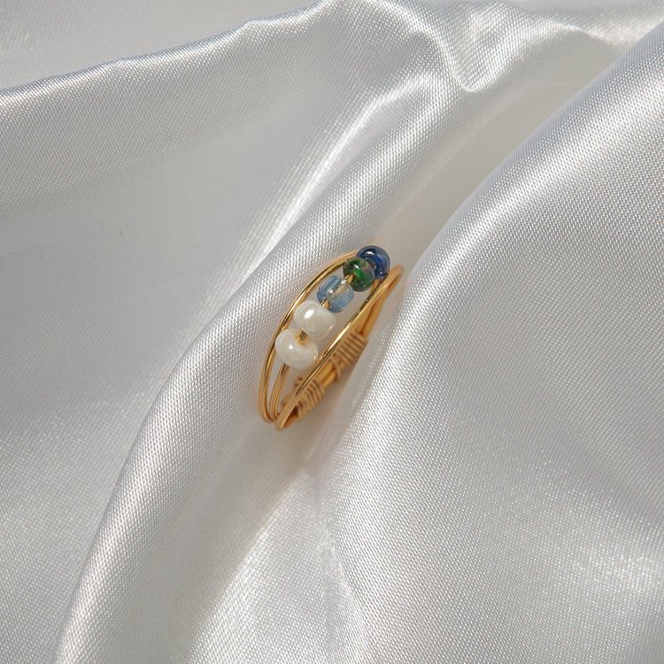 Anxiety/Fidget Ring - Ocean Blue