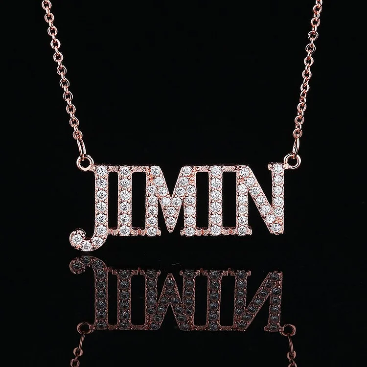 방탄소년단 JIMIN Name Pendant Necklace