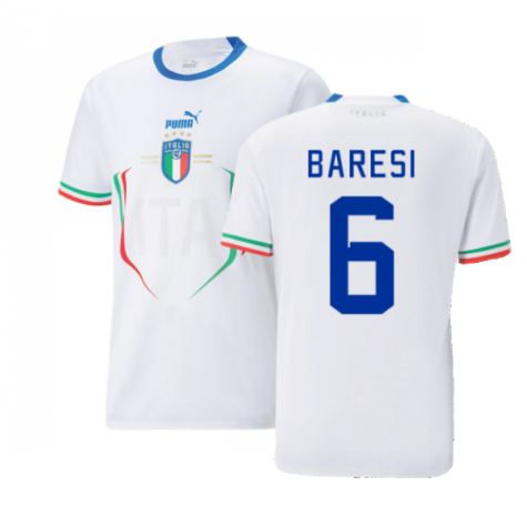 Italy Franco Baresi 6 Away Shirt Kit 2022-2023