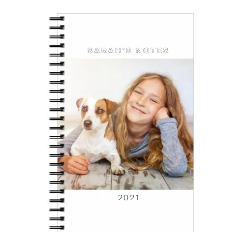 Personalized Photo Notebook Custom Photo and Text Gifts for Kids