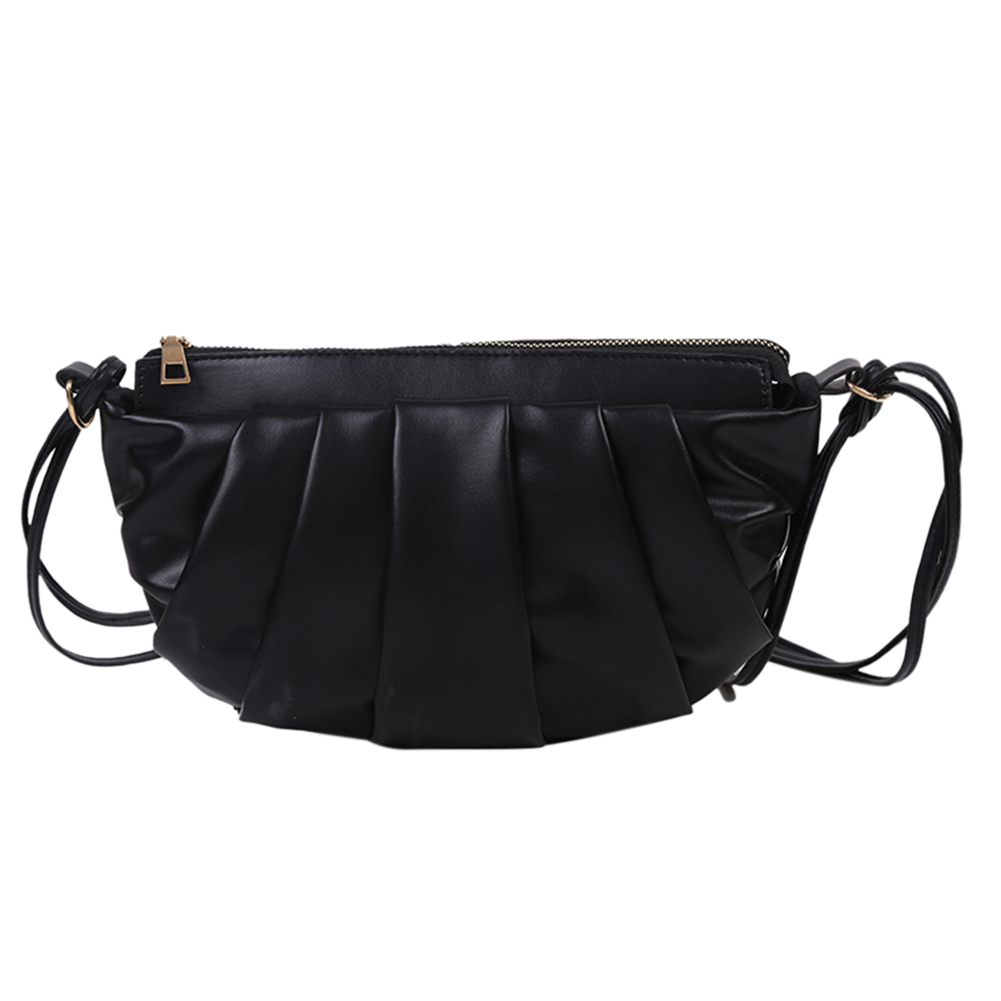 Casual Pleated PU Crossbody Bags Women Dumplings Solid Color Shoulder Pouch, White, 501 Original
Casual Pleated PU Crossbody Bags Women Dumplings Solid Color Shoulder Pouch, White, 501 Original