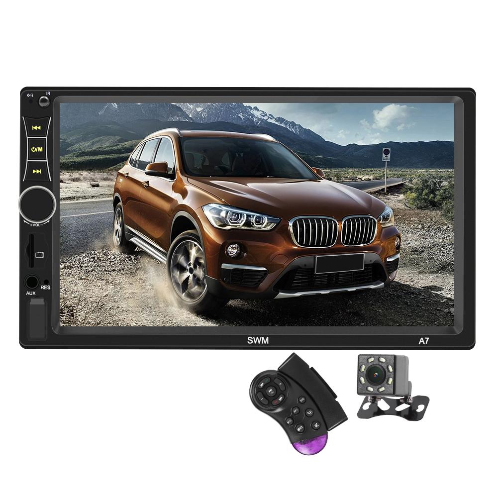SWM A7 2 DIN Car Stereo Bluetooth AUX Radio+Steering Wheel Remote+Camera, 501 Original
SWM A7 2 DIN Car Stereo Bluetooth AUX Radio+Steering Wheel Remote+Camera, 501 Original