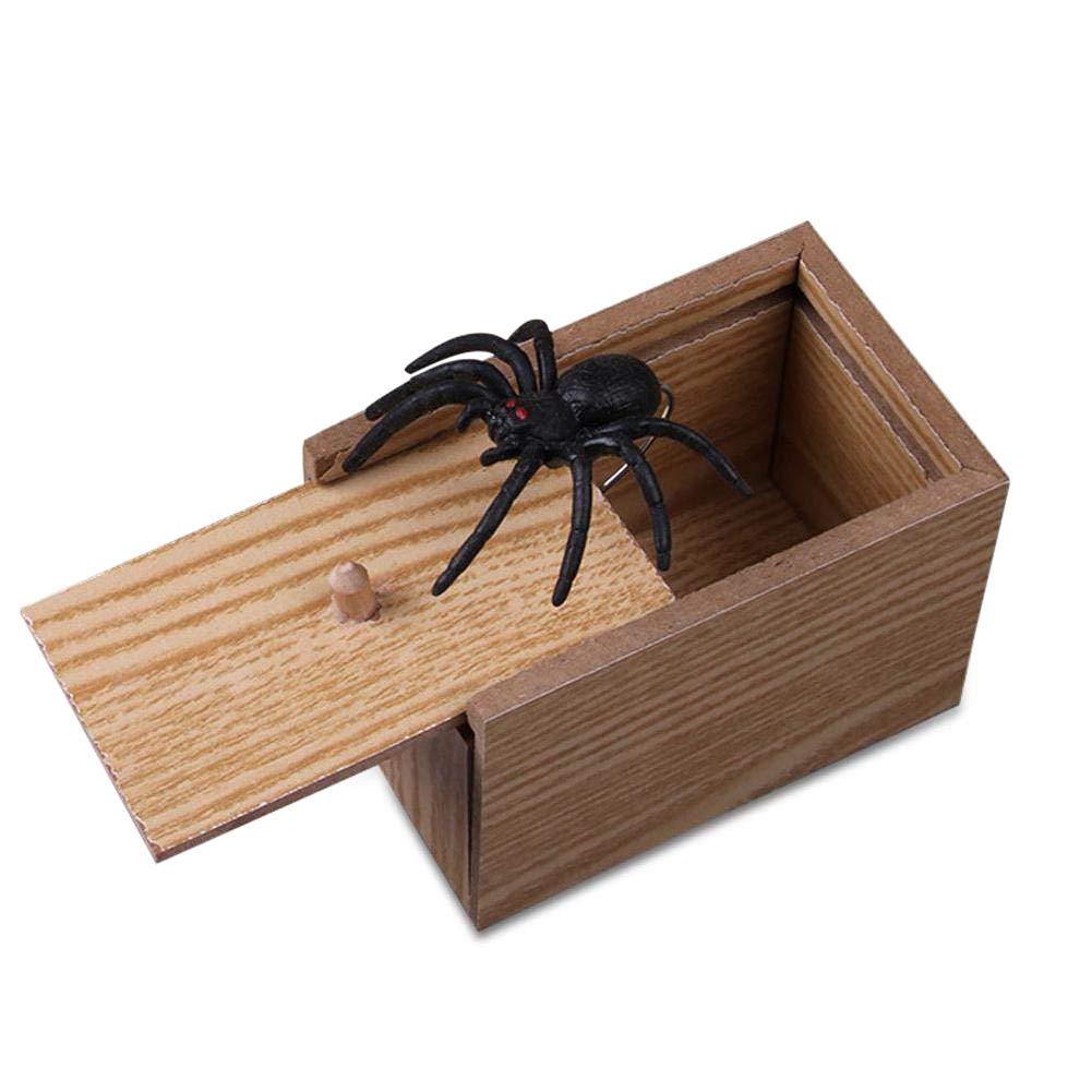 Harmless Halloween Prank Scare Box Toy Lifelike Spider Scary Wooden Box, 501 Original
Harmless Halloween Prank Scare Box Toy Lifelike Spider Scary Wooden Box, 501 Original