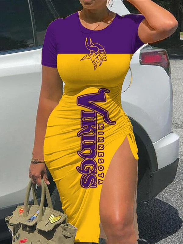 Minnesota Vikings
Women's Slit Bodycon Dress