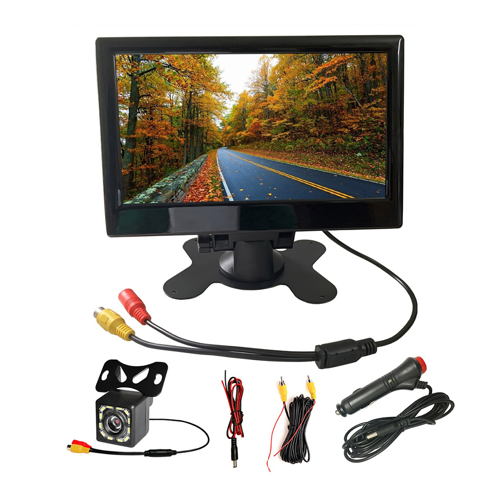 7.0 inch LCD Car Monitor HD Reversing Parking Display with 12 LED Camera, 501 Original
7.0 inch LCD Car Monitor HD Reversing Parking Display with 12 LED Camera, 501 Original