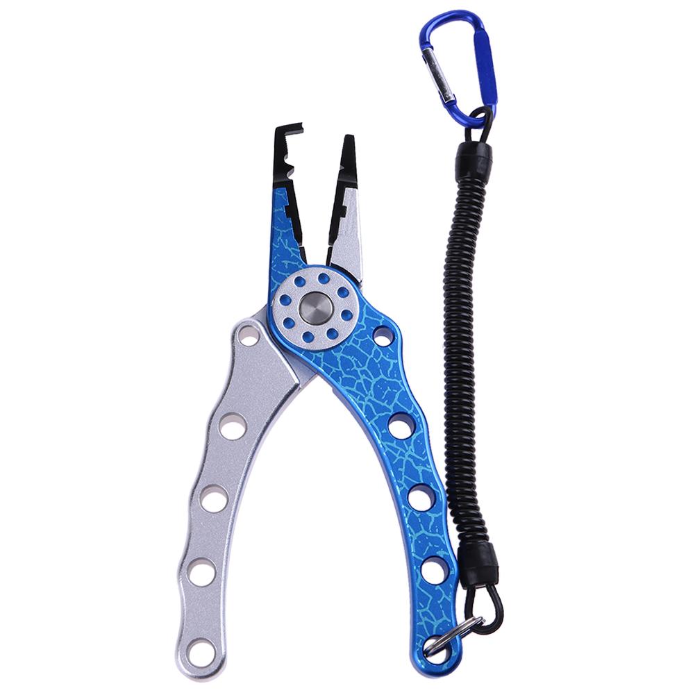 Aluminum Die Casting Fishing Pliers Hook Remover Split Ring Line Cutter, Blue, 501 Original
Aluminum Die Casting Fishing Pliers Hook Remover Split Ring Line Cutter, Blue, 501 Original