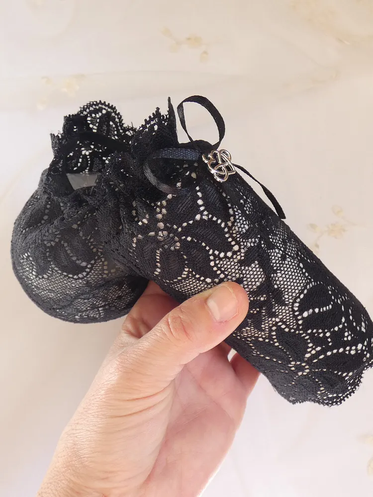 pornhint Pornhint Black lace Willy warmer open tiped bullet vibrators