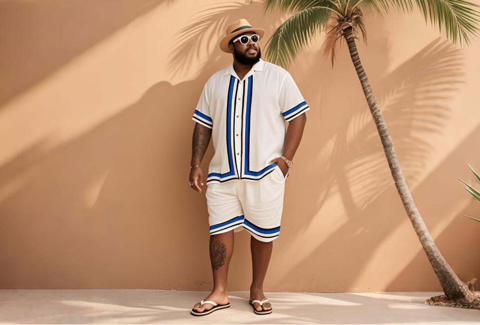 BigTallKings' simple big and tall summer sets