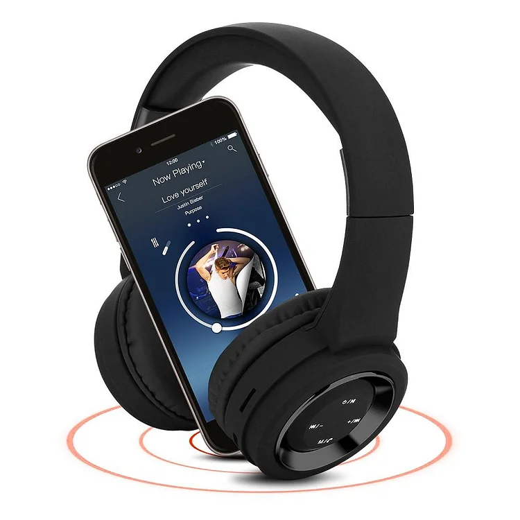 Bluetooth Headset Wireless Hi-Fi Stereo Foldable