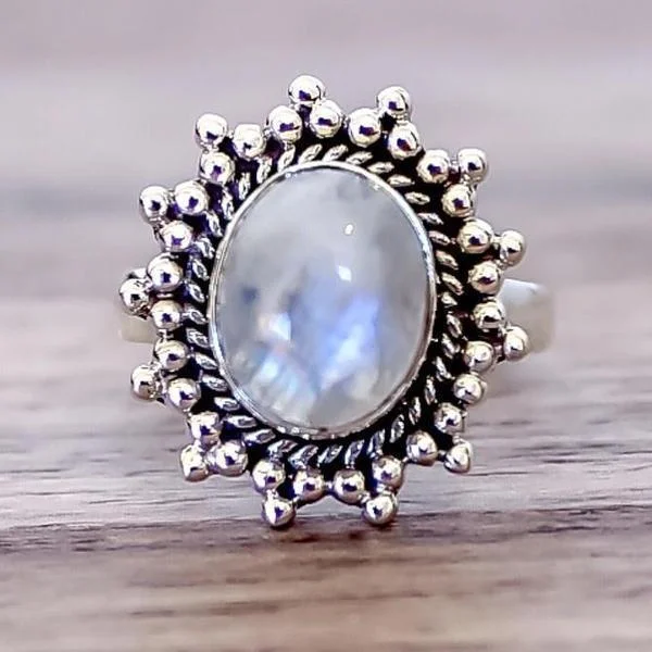 Synthetic Moonstone Ring