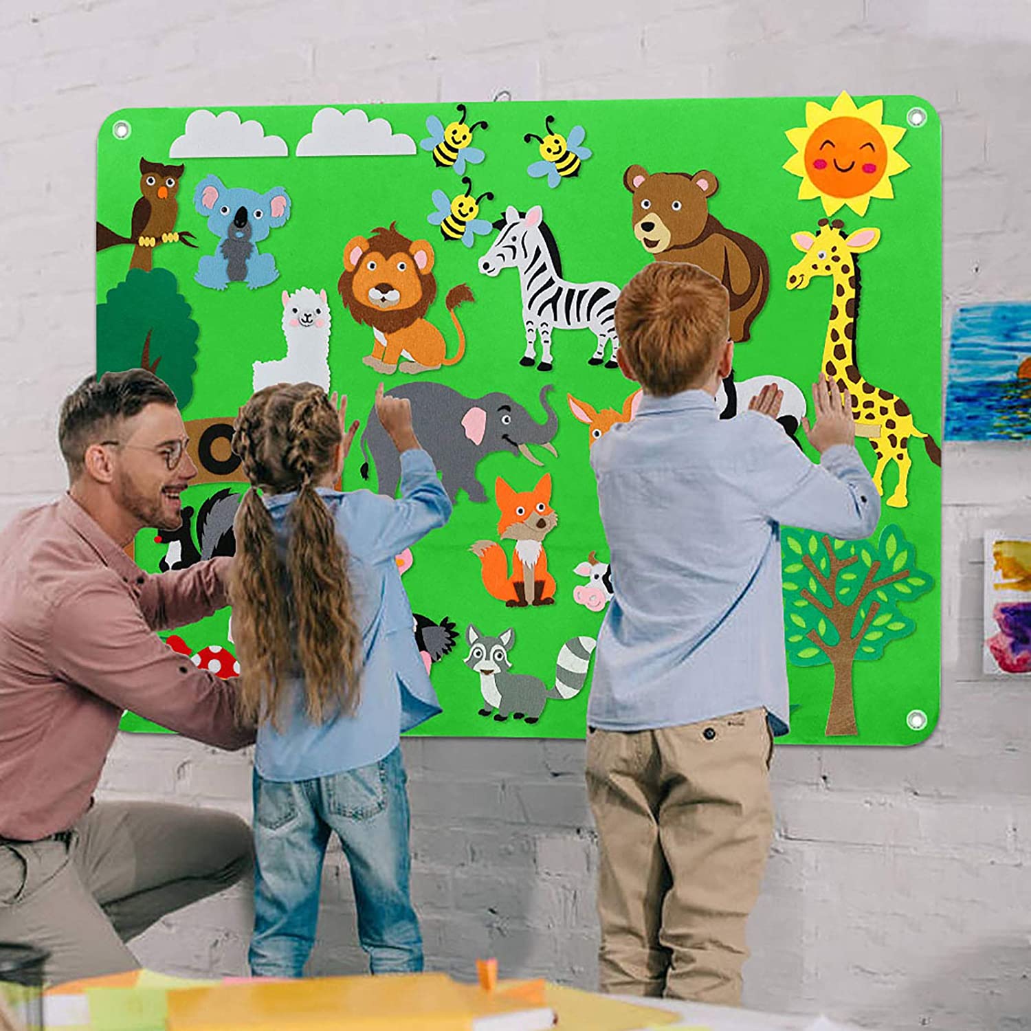 🔥Last Day Promotion - Teaching flannel graphs for children