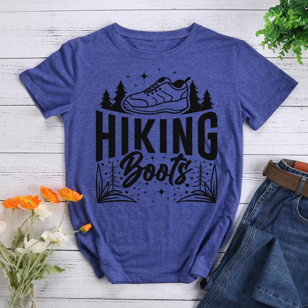 hiking boots Round Neck T-shirt-0023001-Guru-buzz