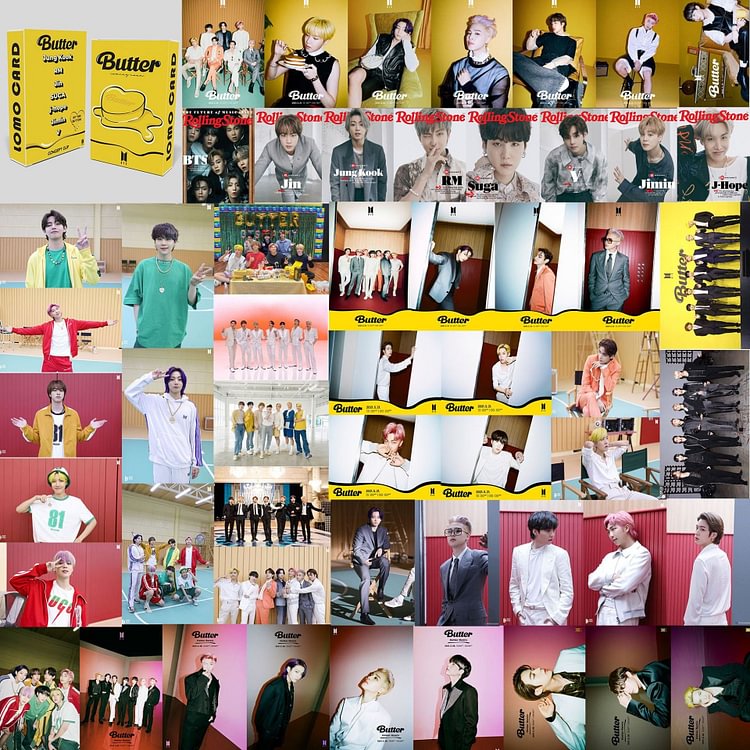 BTS Butter Photocards Map of the Soul Set of 55