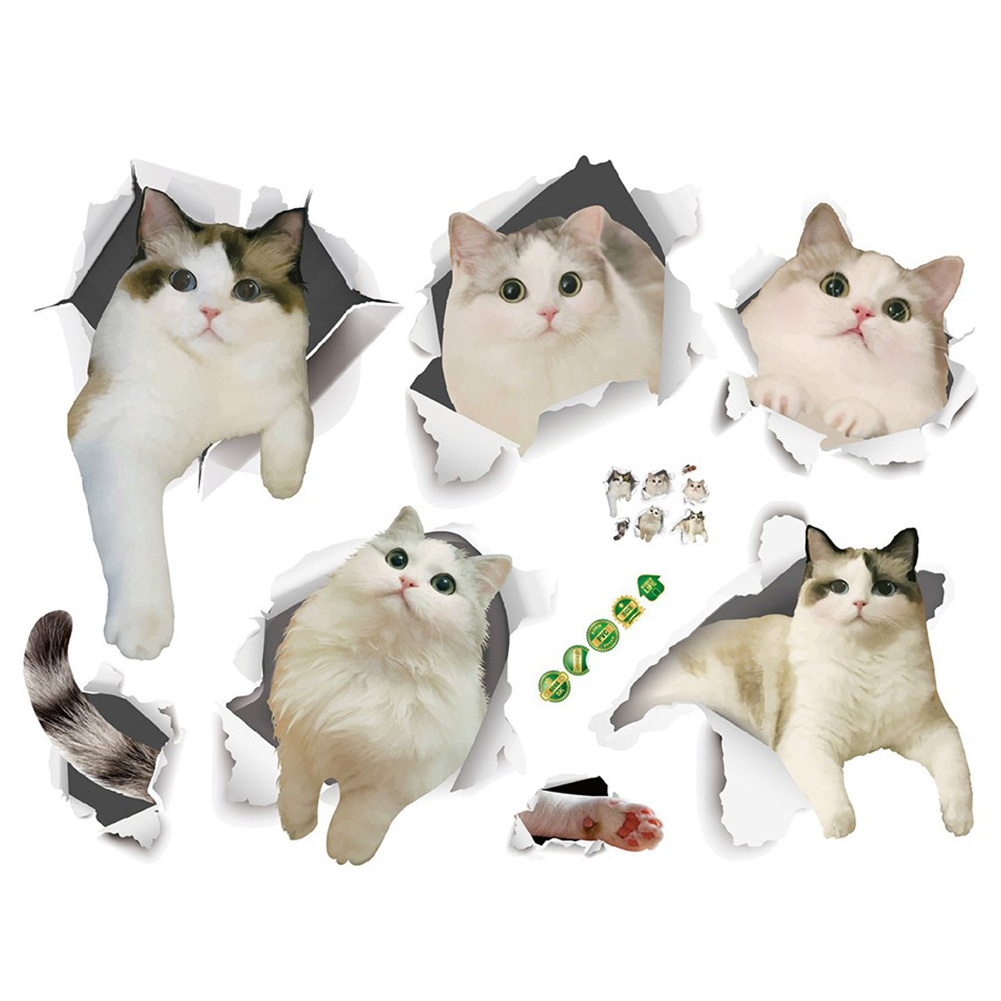 Hole View Cute Cat 3D Wall Sticker Waterproof Poster Bathroom Toilet Decals, 501 Original
Hole View Cute Cat 3D Wall Sticker Waterproof Poster Bathroom Toilet Decals, 501 Original