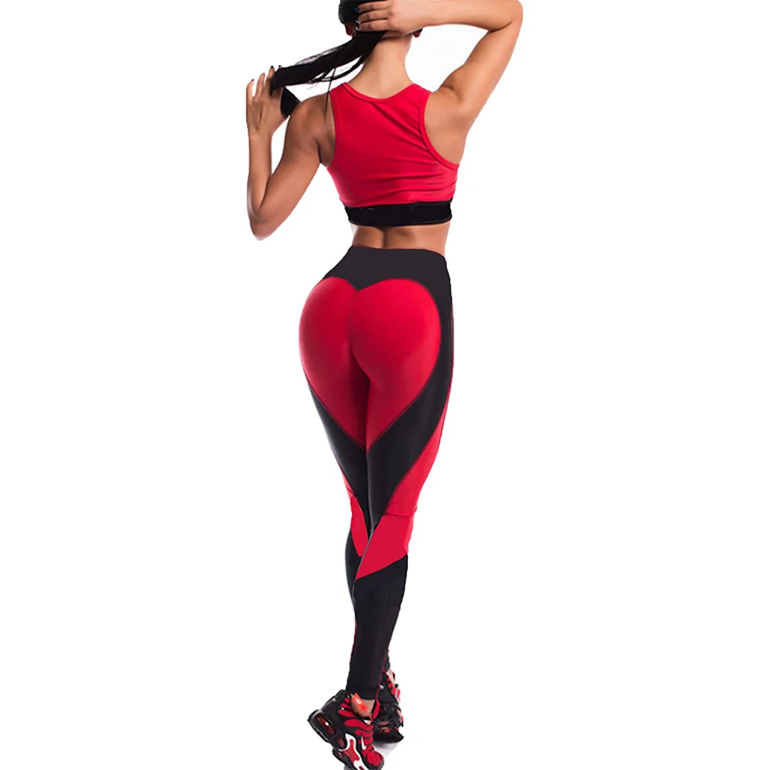 The Booty Heart Shaped Leggings (Buy 2 Free Shipping)