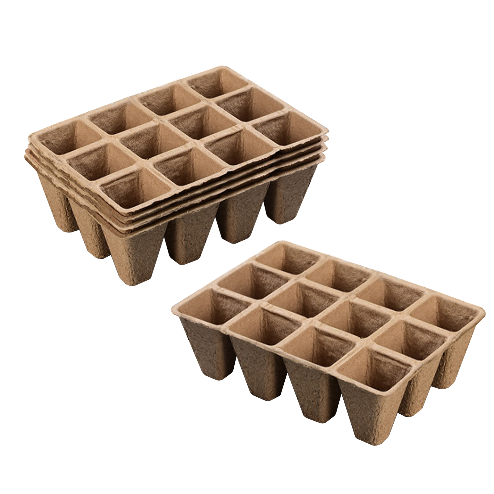 Seedling Starter Trays, 12 Cell Seedlings Starter Tray Kit for Garden Plant, 12#5pc, 501 Original
Seedling Starter Trays, 12 Cell Seedlings Starter Tray Kit for Garden Plant, 12#5pc, 501 Original