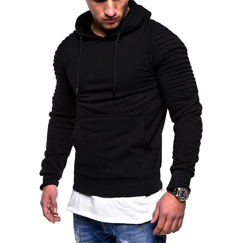 Aonga 2023 Brand Mens White Hoodies Sweatshirts Pullover Men Long-Sleeve Hoody Casual Hooded Sweatshirt Male Clothing Hip Hop Tops