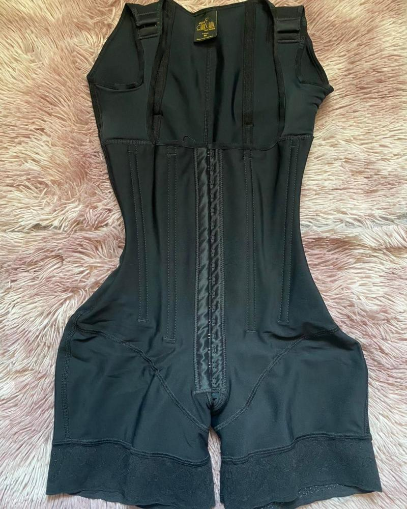 Buttoned Butt Lift Full Body Shaper