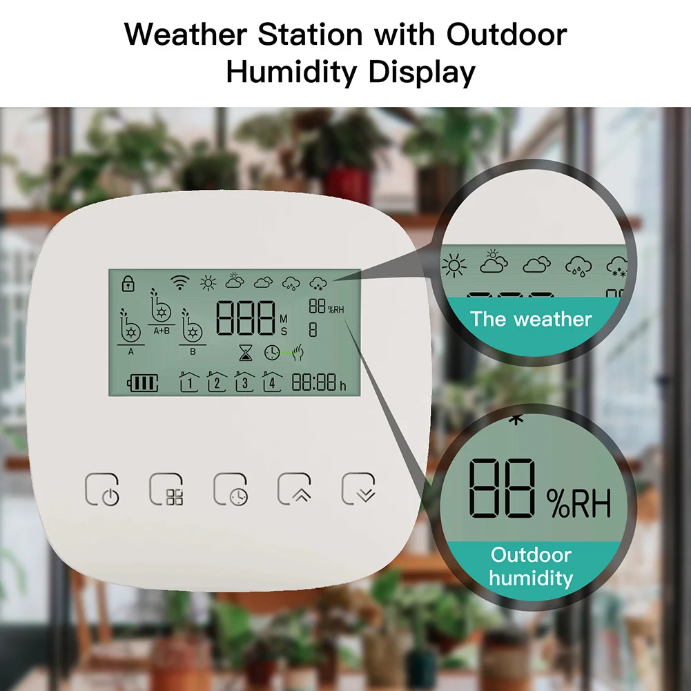 WiFi Tuya Smart Home Sprinkler Timer Charging App Automatic Micro Drip Irrigation System Double Pump Watering Switch RSH-WiFI-IC11 Deutsche Aktionsprodukte Full Strike Gmbh