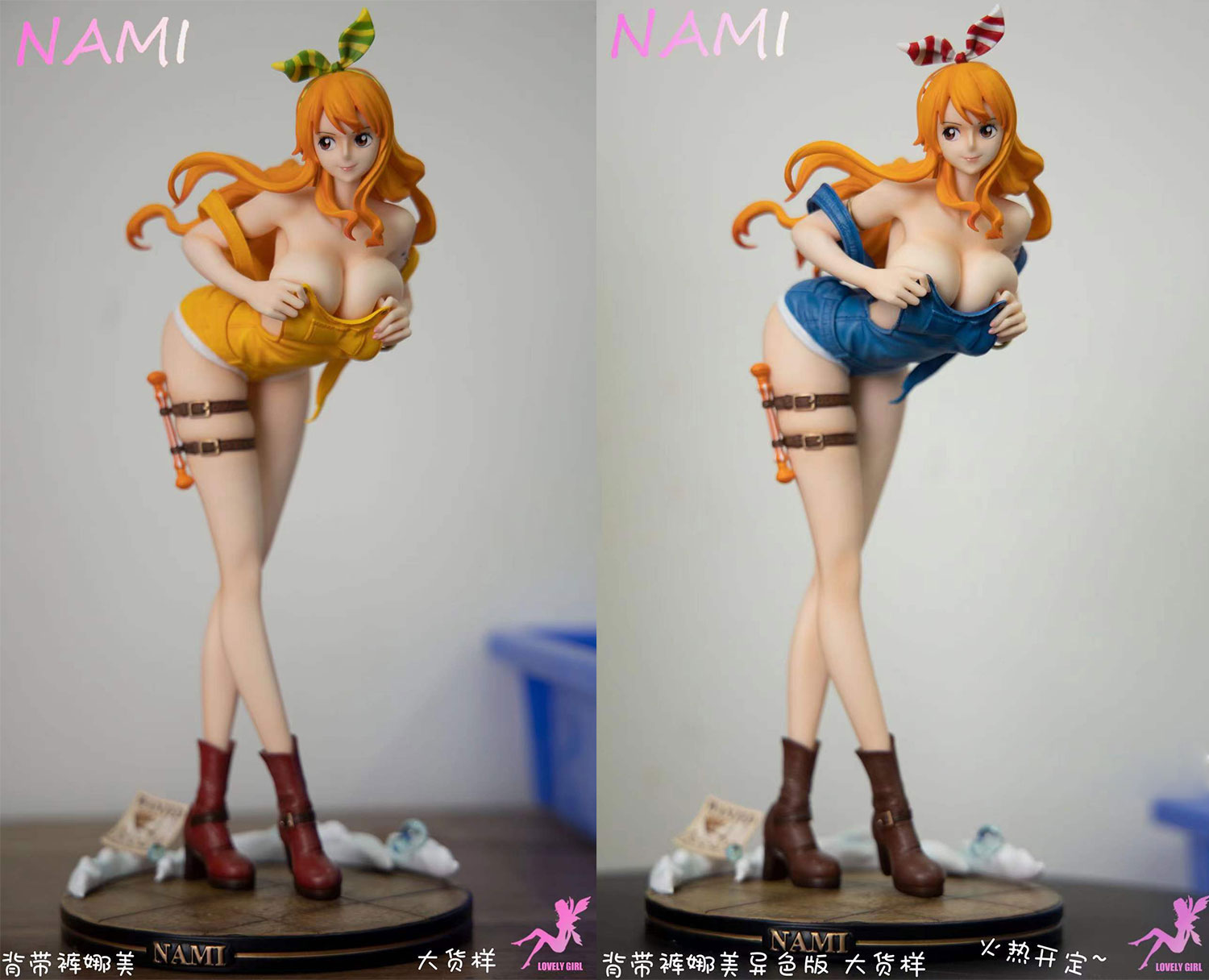 1 6 Scale Ex Ver Dungarees Nami ONE PIECE Statue Lovely Girl