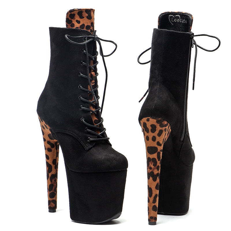 VCshoes 20CM/8inches Color Matching Women New Design Extreme High Heel Platform Boot Pole Dance Boot Fastion Shoes 3B