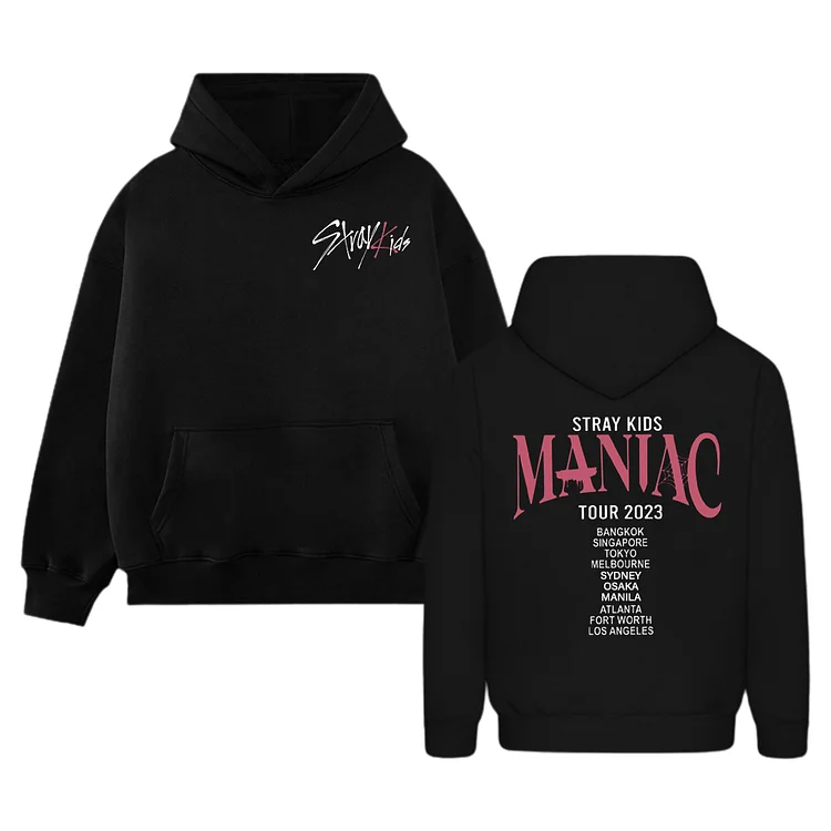 Stray Kids 2023 World Tour "MANIAC" ENCORE in USA Pullover Hoodie