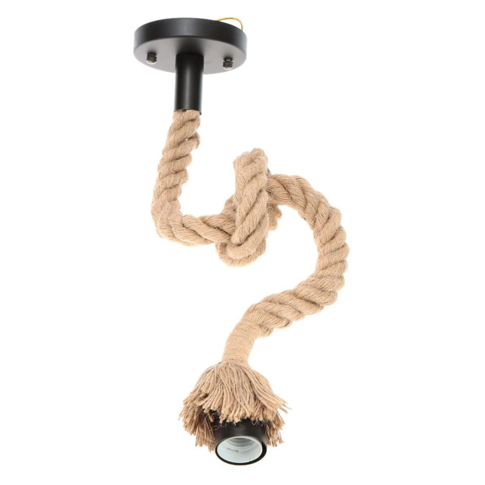 Vintage Hemp Rope Pendant Lights E27 for Loft Attic Industrial Hanging Lamp, 100cm, 501 Original
Vintage Hemp Rope Pendant Lights E27 for Loft Attic Industrial Hanging Lamp, 100cm, 501 Original