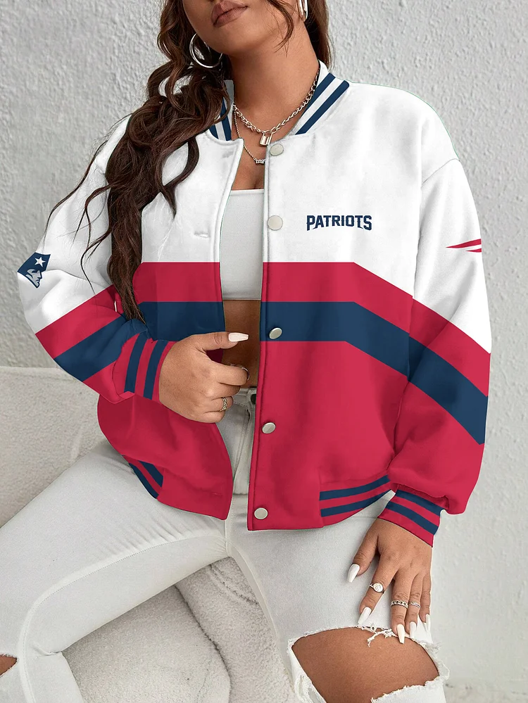 New England Patriots Women Limited Edition  Full-Snap  Casual Jacket