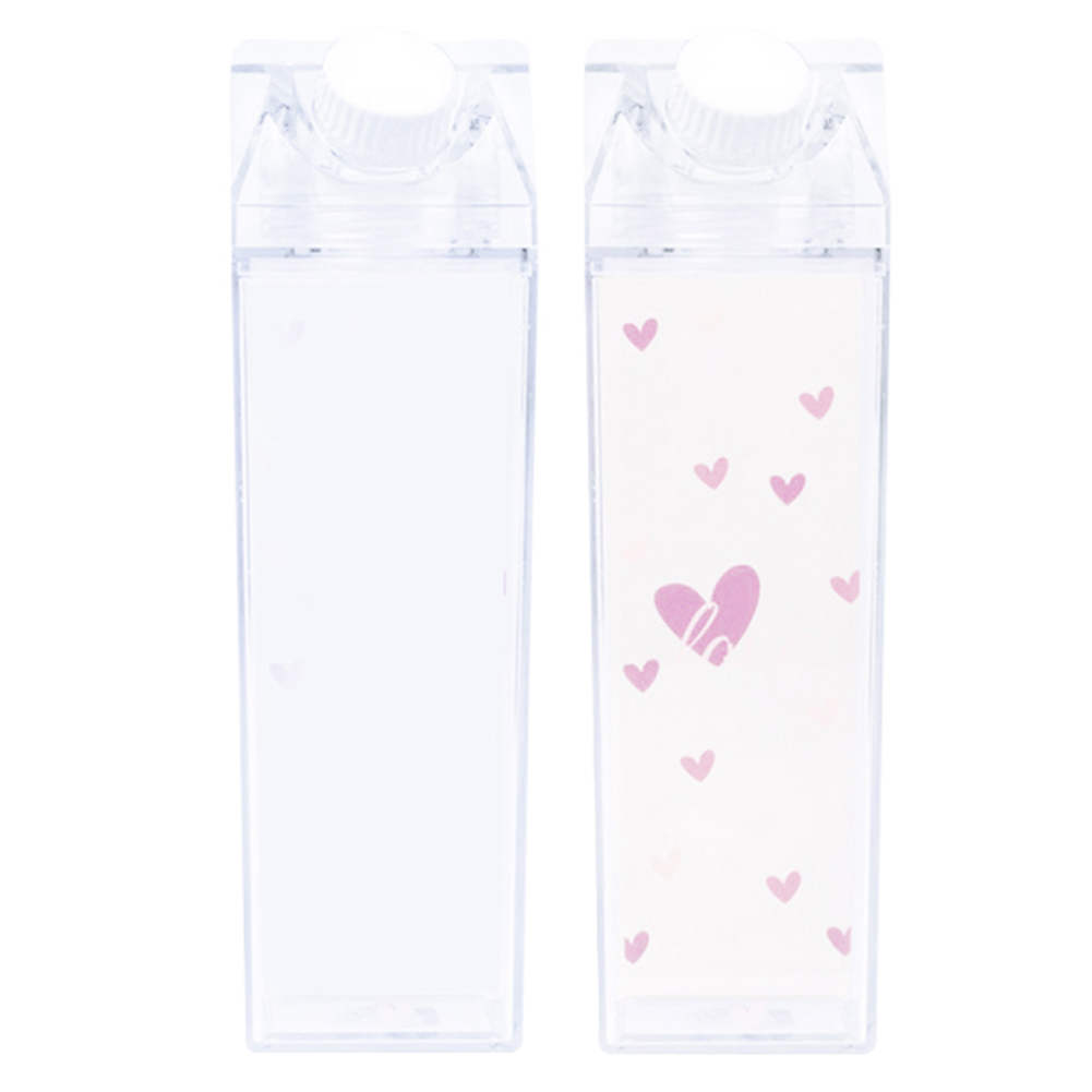 500ML Water Bottle BPA Free Plastic Clear Milk Carton Box Transparent Cups, 501 Original
500ML Water Bottle BPA Free Plastic Clear Milk Carton Box Transparent Cups, 501 Original