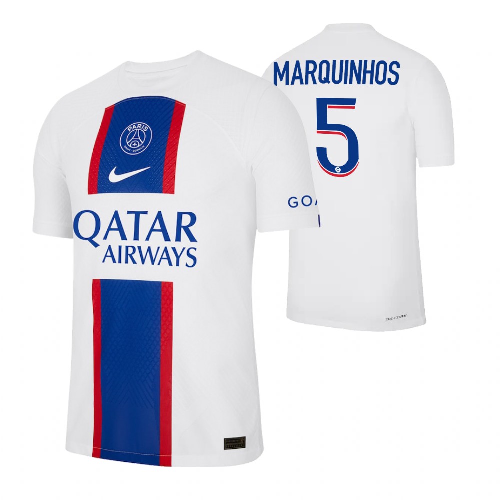 Flocage Officiel PSG – Marquinhos N°5 – Domicile 2020/2021 – Neuf (sans Maillot)