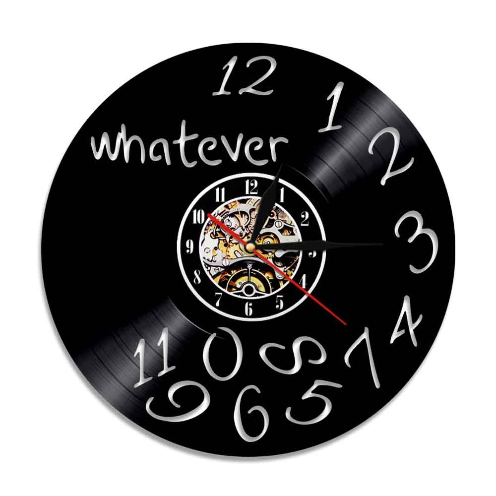Whatever I'm Late Anyway Inspiration - Vinyl Record Wall Clock - Without LED, 501 Original
Whatever I'm Late Anyway Inspiration - Vinyl Record Wall Clock - Without LED, 501 Original