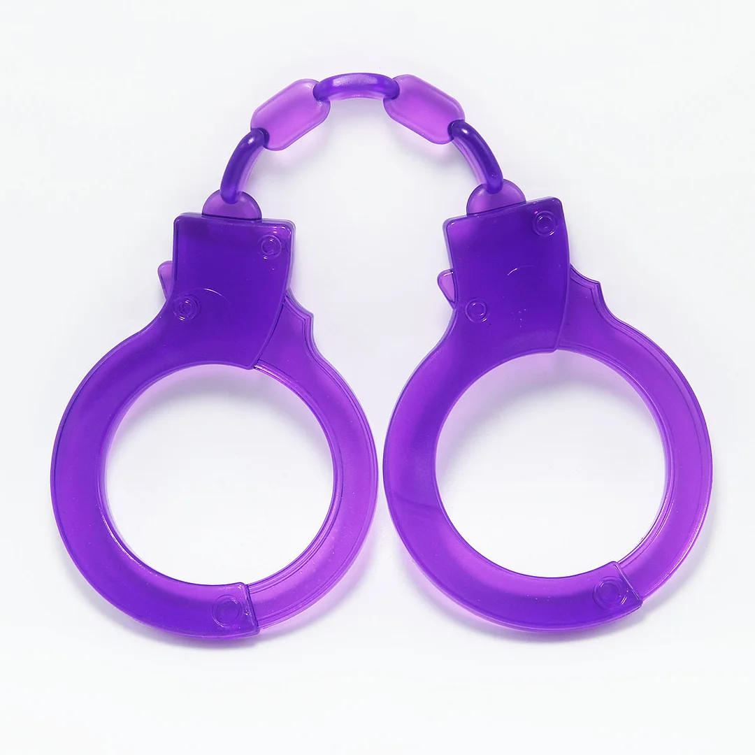 Soft Rubber Handcuffs Bdsm Restraint Toys For Adult - Rose Toy